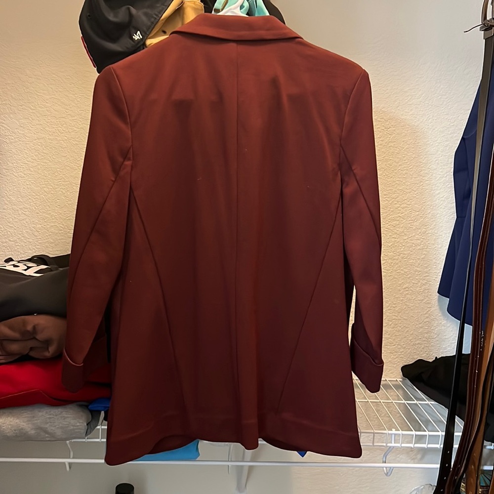 Burgandy blazer